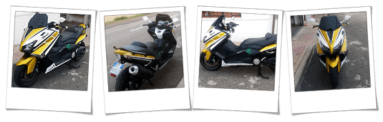 Carena in ABS per Yamaha Tmax 530 2012 2014 personalizzata