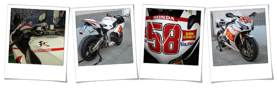 Carena in abs Simoncelli replica per Honda CBR 1000 RR