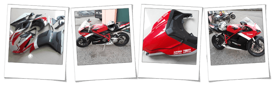 Carena in abs per Ducati 1098